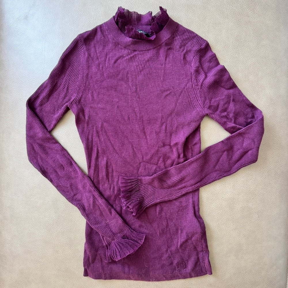 Ted Baker Magenta Knit Top - NWOT - Size 0